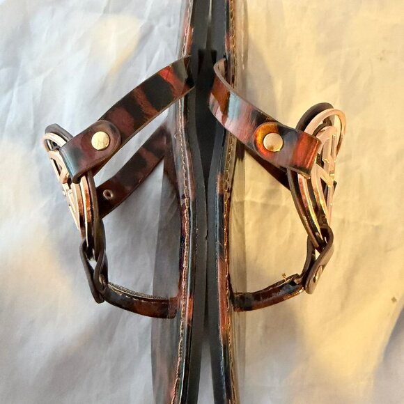 Pierre Dumas   Women's Limit Sandal   Women Size 9 Brown Tortoise Shell  NIB - Picture 2 of 5